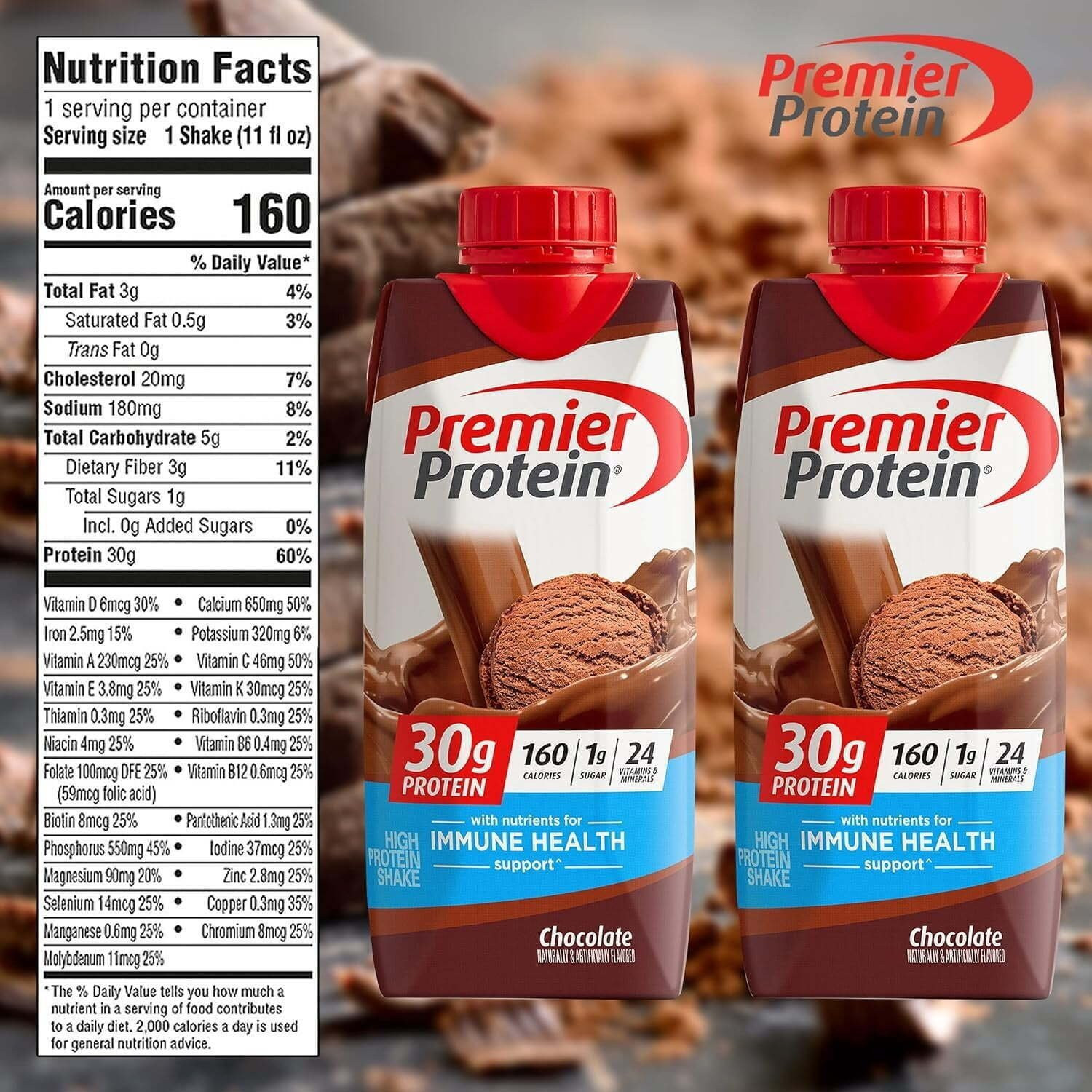 Premier Protein Shakes Drinks – Low Carb High Protein Shakes Variety 10 Pack…