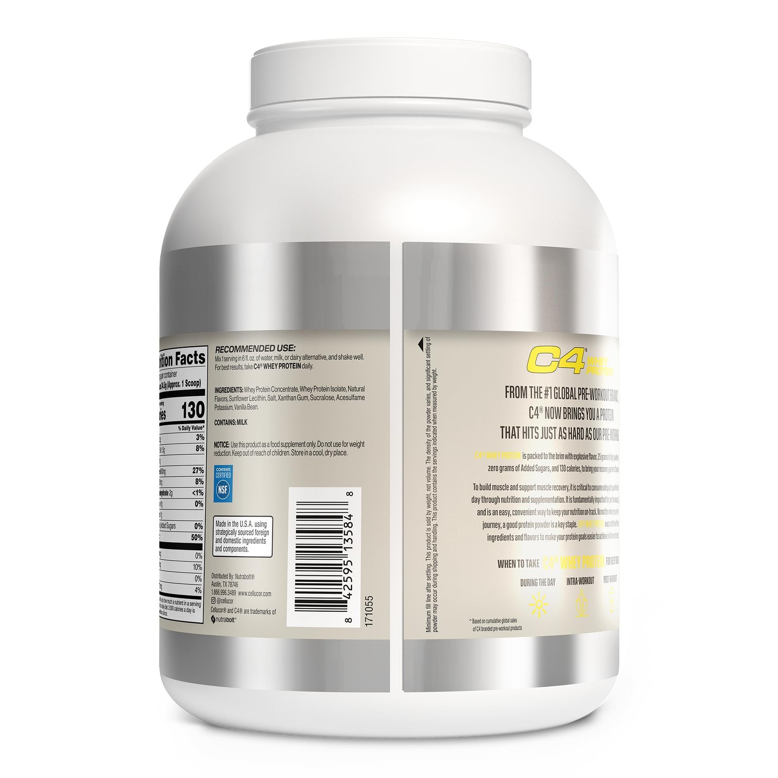 C4 Whey Protein Vanilla Bean 5.1lb