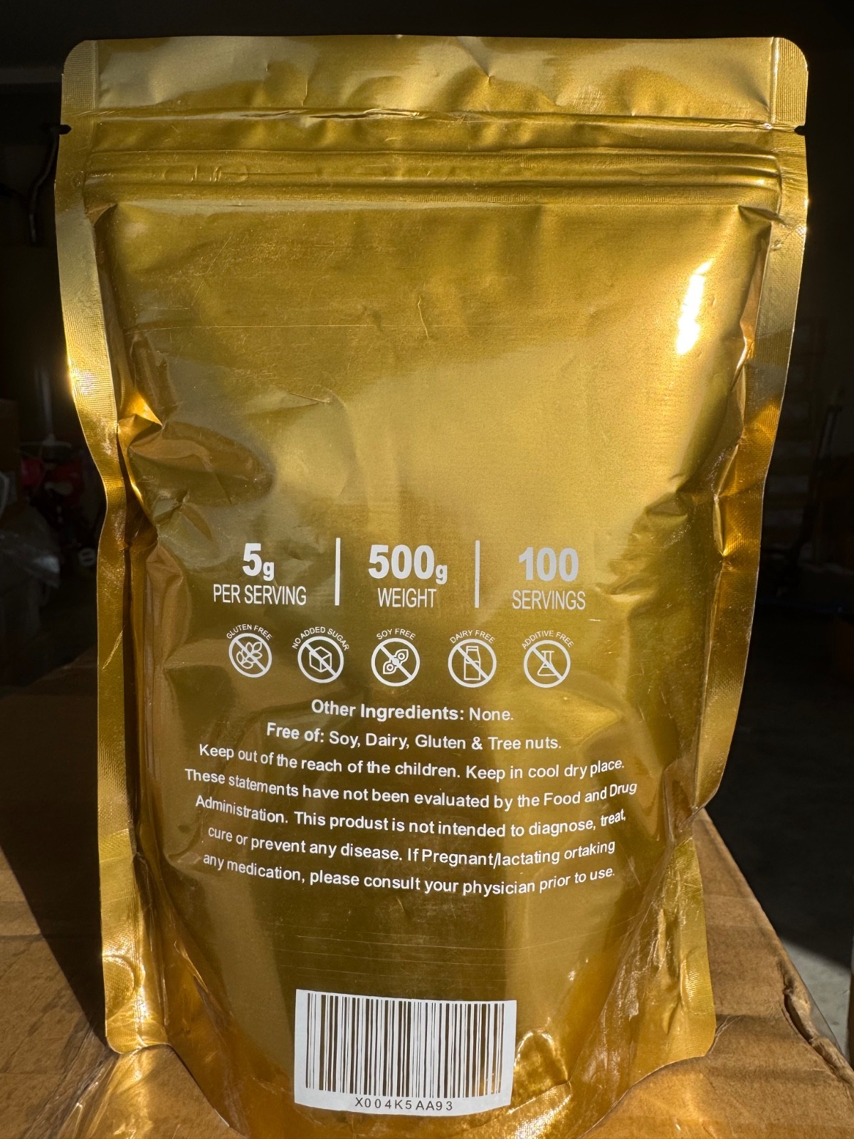 Instant Creatine Monohydrate Powder 500 Grams (1.1 Lb), 5000mg