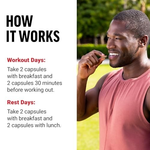 Total Testosterone Booster for Men – Lean Muscle, Energy Boost, Fenugreek & Gree