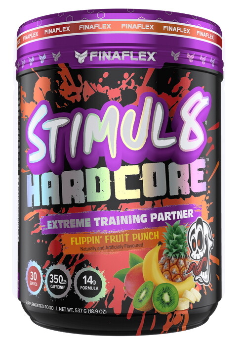 FINAFLEX STIMUL8 HARDCORE PRE WORKOUT 30 SERVES STIMUL 8 EXPRESS AUS POST