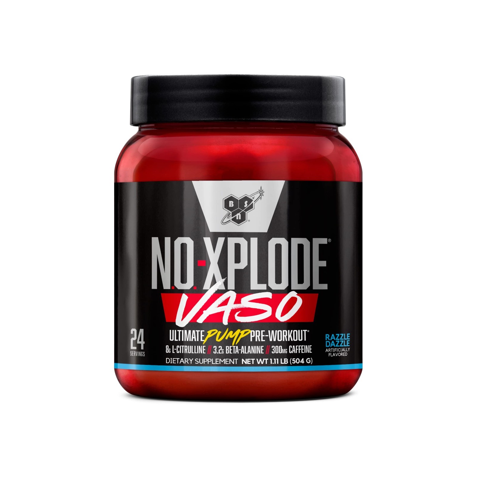 Pre Workout Powder – Razzle Dazzle Flavor, 24 Servings, 8g L-Citrulline, Energy