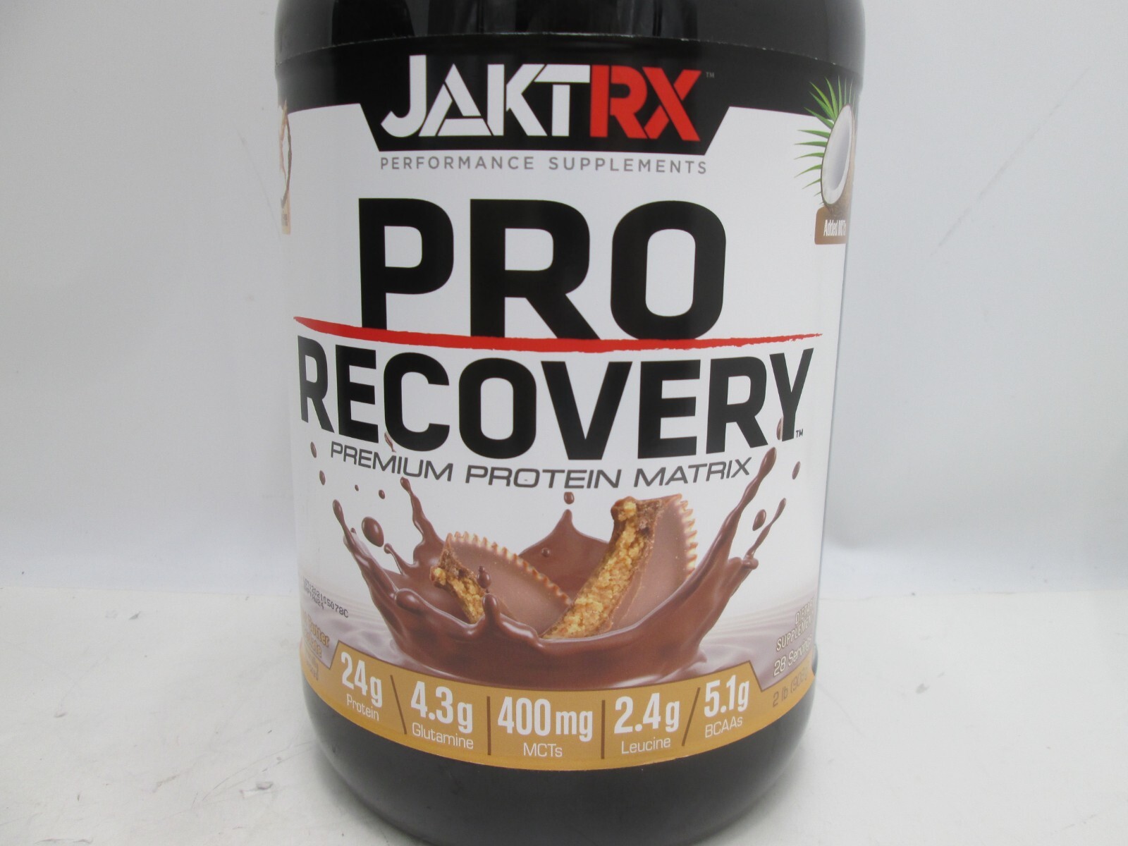 2Lb. JAKTRX PRO Recovery Whey Protein Powder Chocolate Milkshake