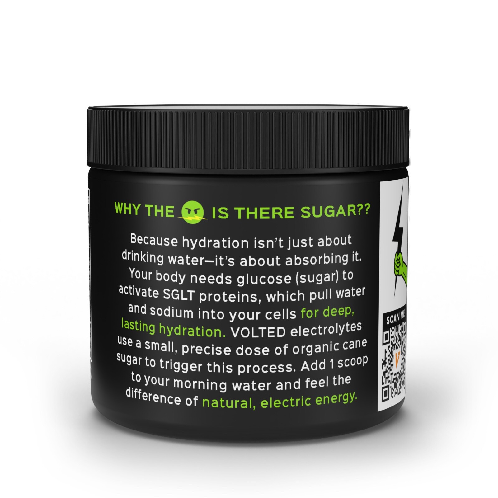 VOLTED Bulk Electrolyte Powder Daily Hydration Mix Non-GMO Organic Ingredients