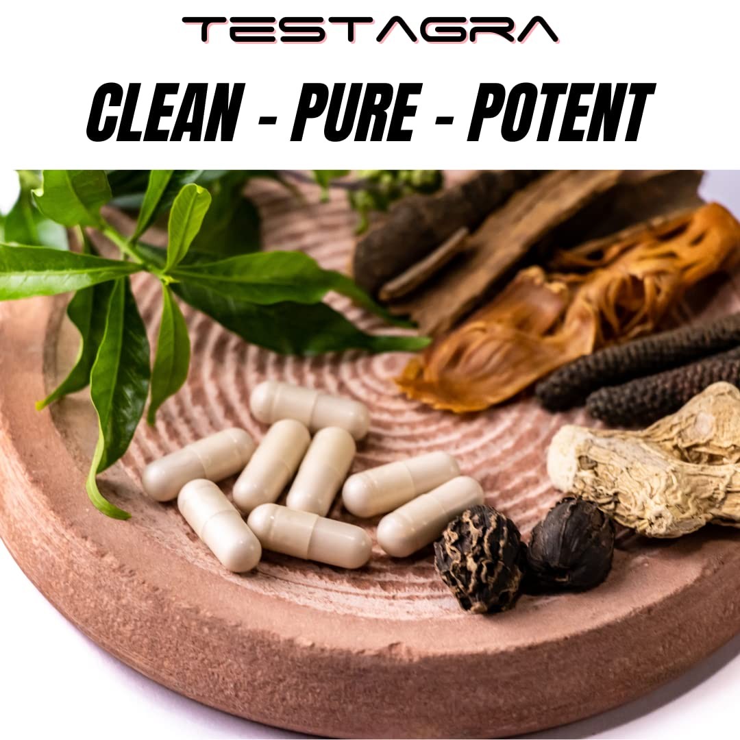 TESTAGRA TESTOSTERONE BOOSTER FOR MEN. 2 Pack Savings – 90 Count (Pack of 2)