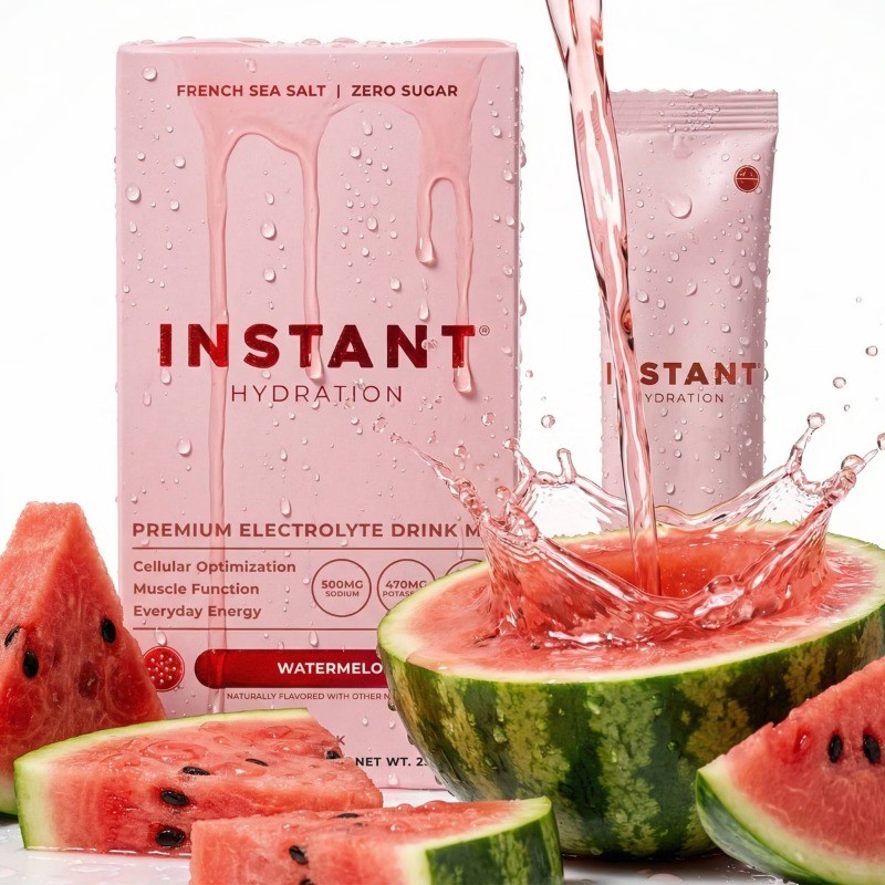 Instant Hydration Watermelon Electrolyte Drink Mix Sports Drink – 10ct/72gms