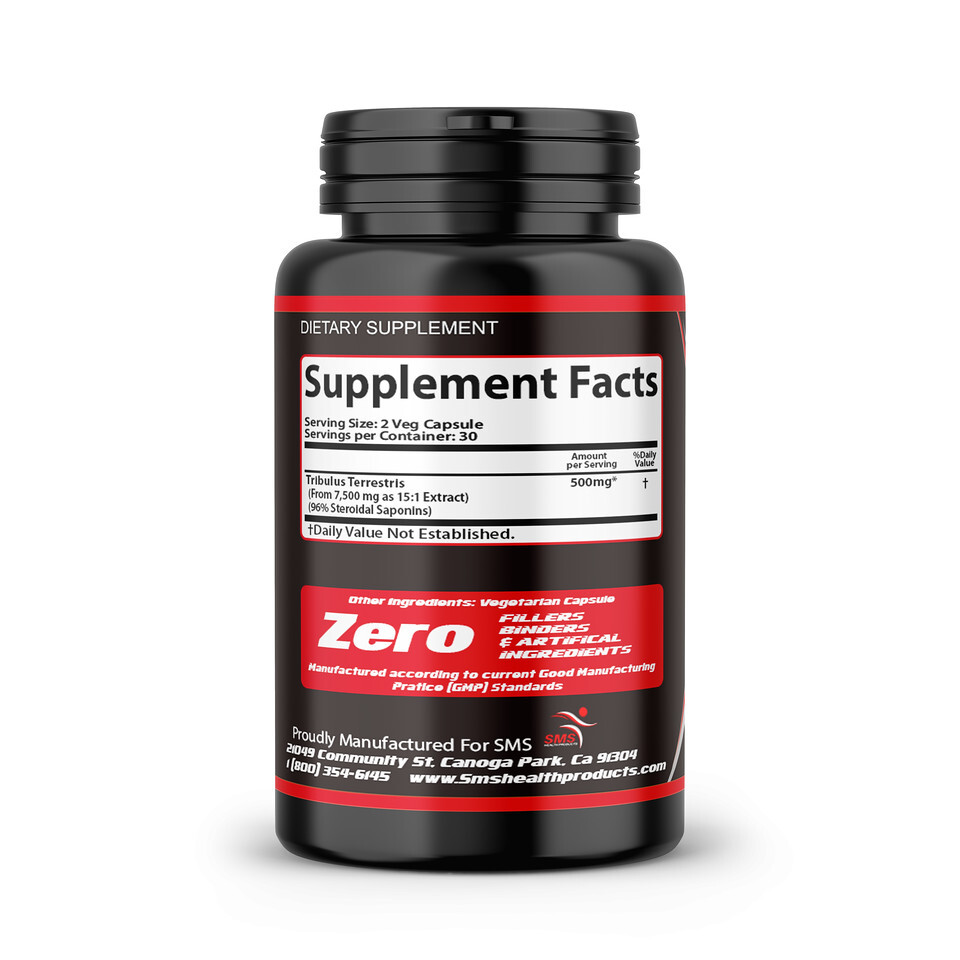 TRIBULUS TERRESTRIS 96% SAPONINS BIG MUSCLES 7500mg EXTRACT TESTOSTERON PILLS
