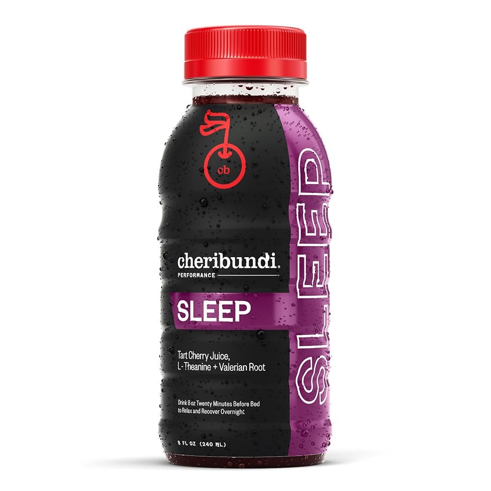 Cheribundi Tart Cherry Juice Sleep | 8 Fl Oz (Pack of 24), (8 Oz)