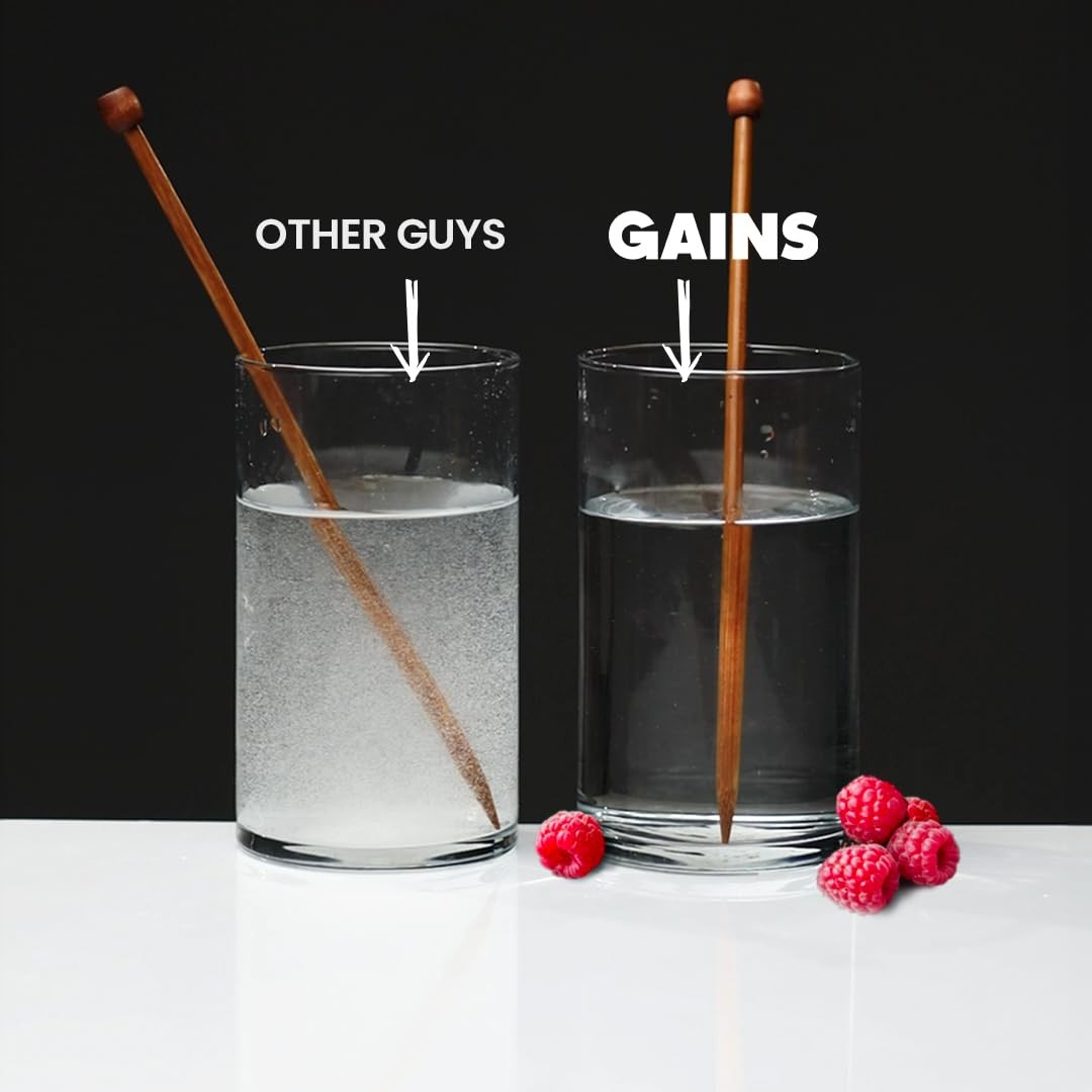 Gains in Bulk Instantized Creatine Monohydrate for Men & Women, Soluble Pre W…