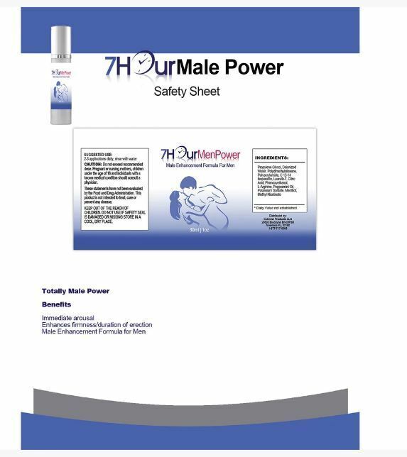 7Hour Power Male Enhancement Arousal Gel Acai Slim Berry Weight Loss Supplement