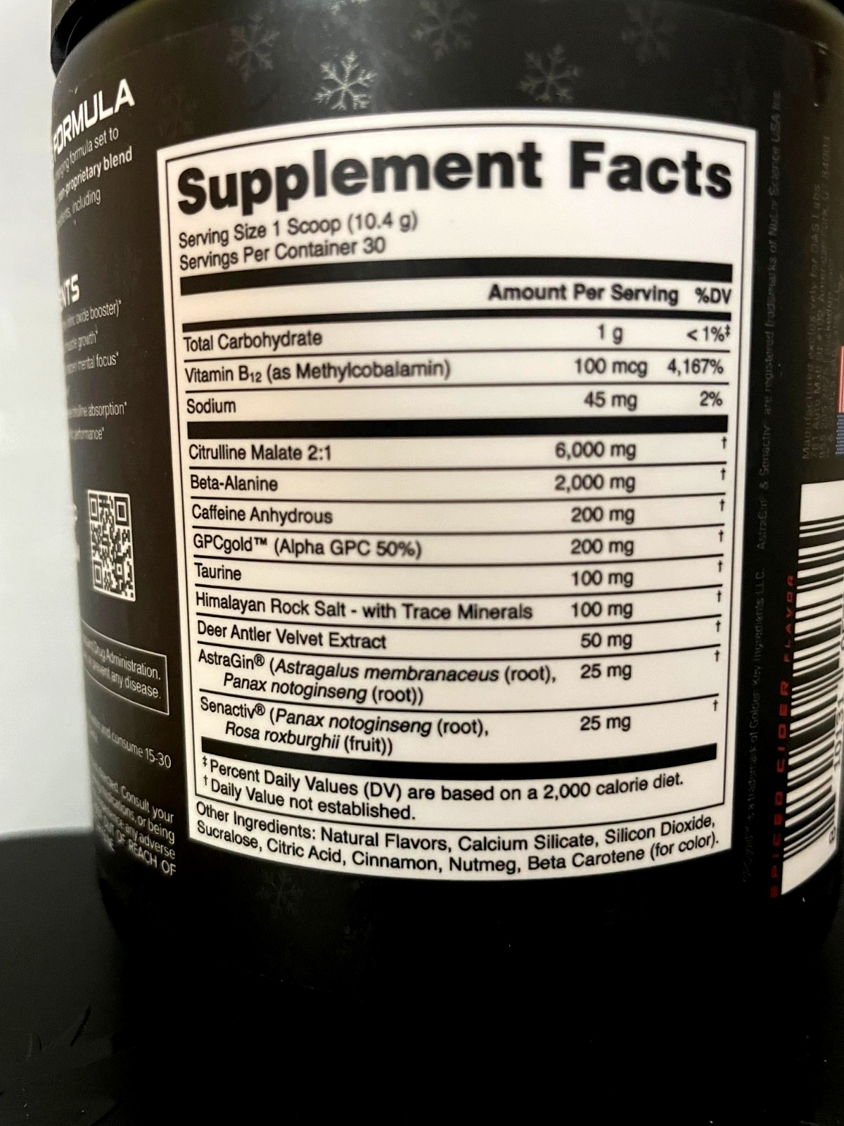 X3) BUCKED UP Pre Workout (30 Servings) EXP 11/27 SPICED CIDER