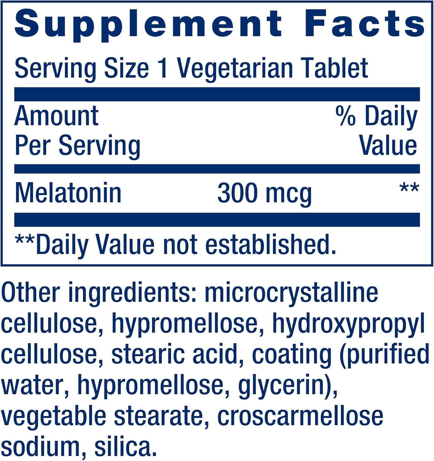 Life Extension Melatonin 6 Hour Timed Release, 300 mcg, Extended-Release…