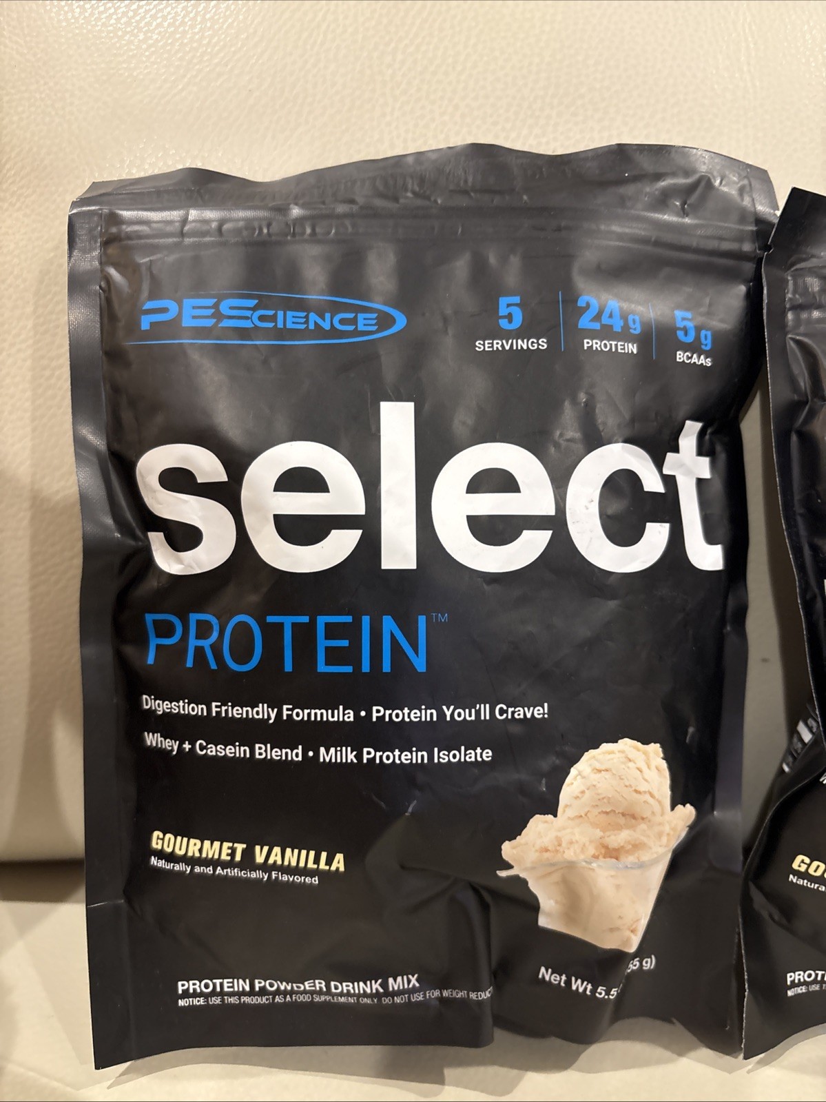 2 Pk ~ Select Protein Powder, Whey and Casein Blend, Lean Protein Powder