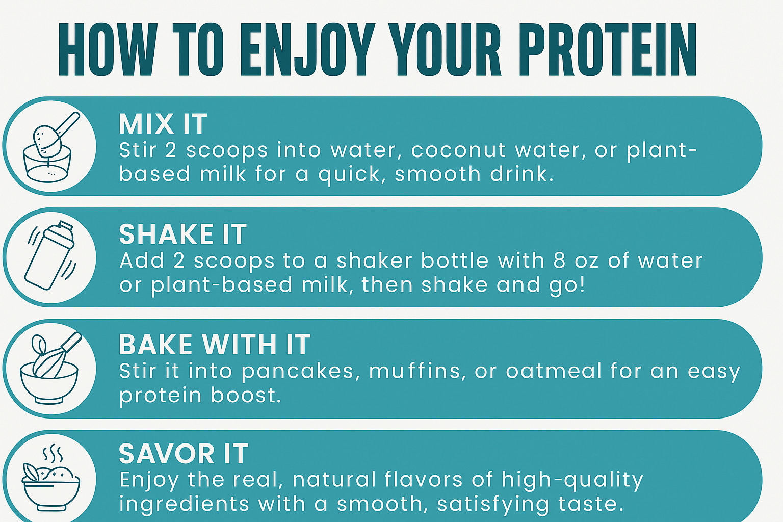 Organic Vegan Protein Powder- Vanilla,20g Protein-Only 5 Simple Ingredients 8 oz