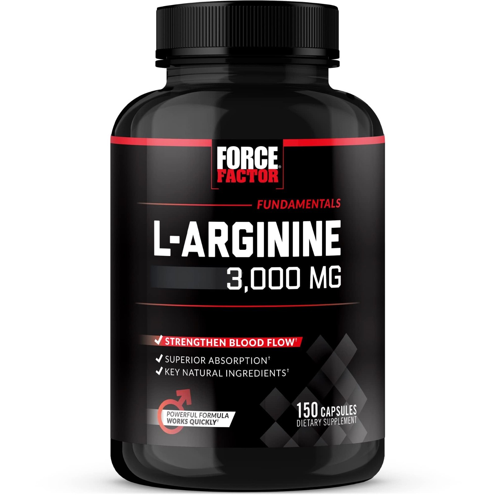 Oxido Nitrico y L-arginina Extra Fuerte Para Aumentar La Energia Muscular 150 Ct