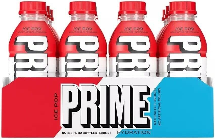 12 pack of PRIME Hydration Drink – Ice Pop flavor FREE SHIPPING!
