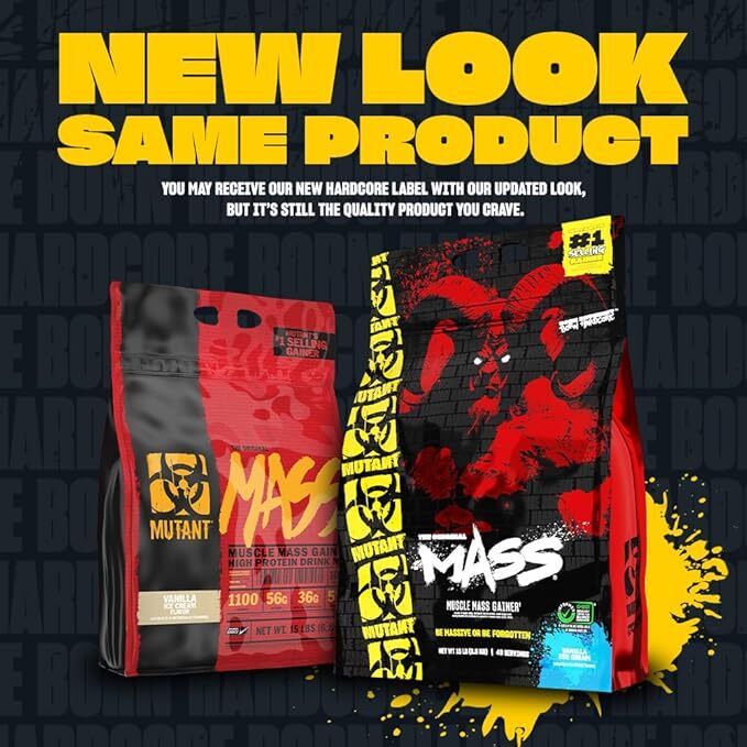 Mutant Mass Weight Gainer Protein Powder Mass builder for bulking and lean Mass