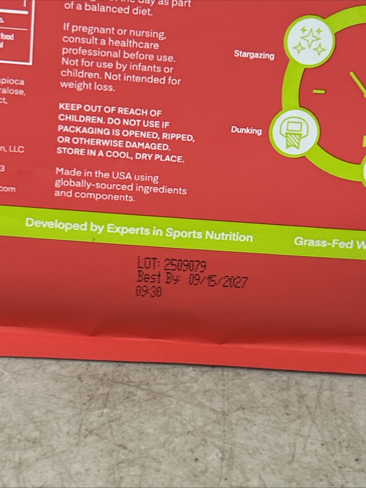 Oath Nutrition Clear Protein Powder – Kiwi Strawberry – Exp 09/15/2027