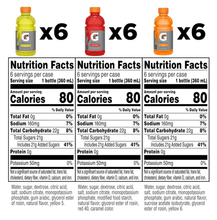 Gatorade Thirst Quencher Sports Drink, Variety Pack, 12 Fl Oz (Pack of 18)