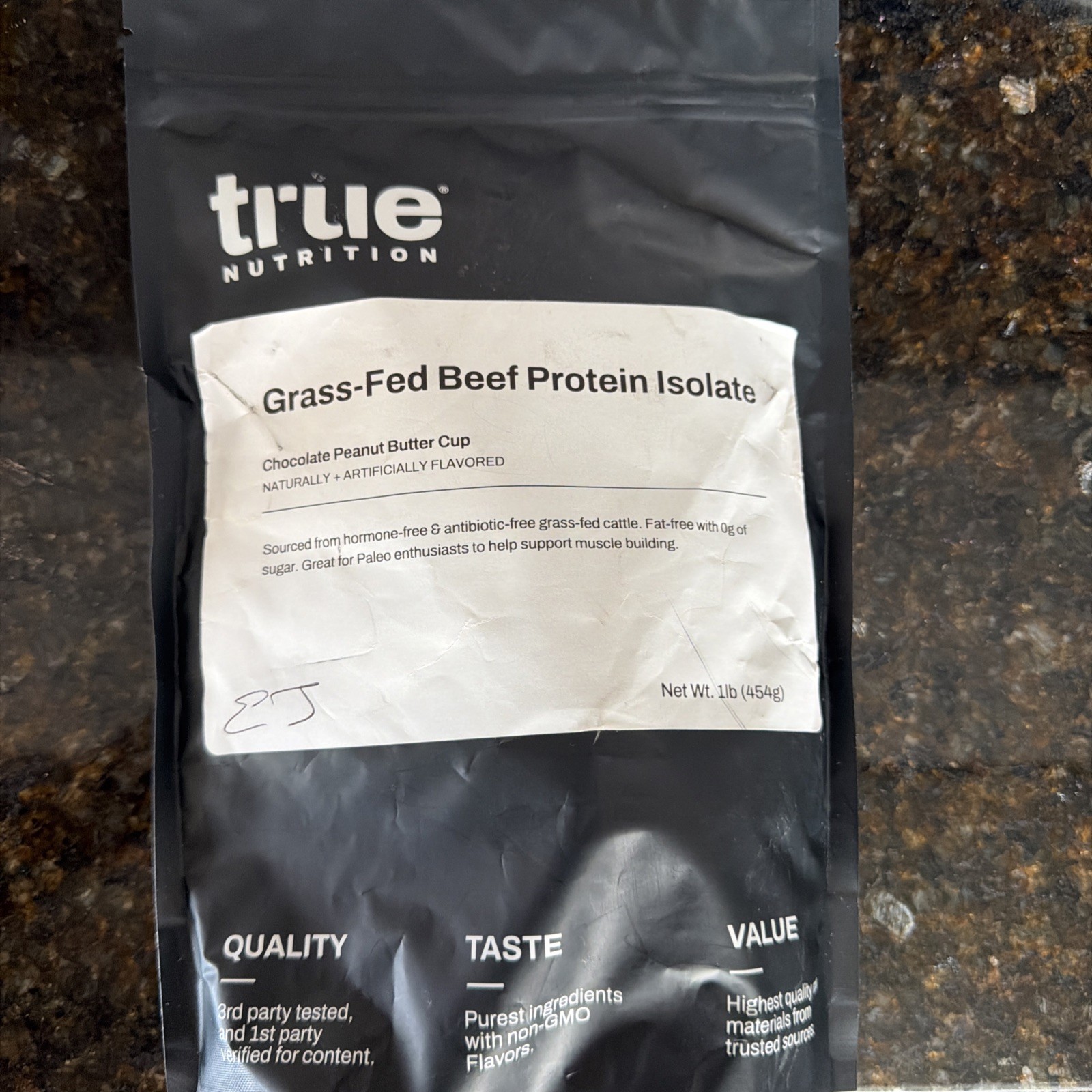 True Nutrition- Grass-Fed Beef Protein Isolate-Chocolate Peanut Butter Cup