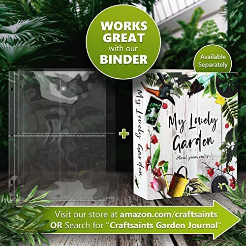 25 Pack 4 Pocket Seed Storage Organizer Sleeves Garden Seed Sleeves