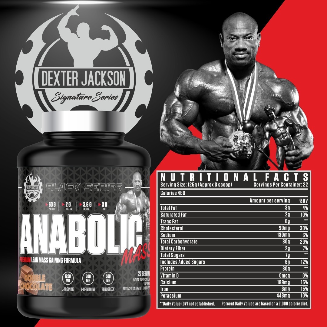 Anabolic Mass Premium Lean Mass Gaining Formula Double Chocolate 22 Servings