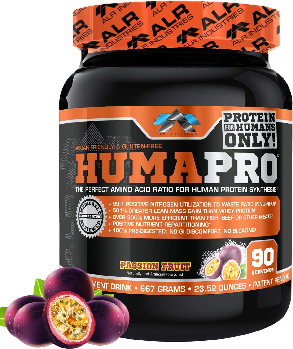 ALR Industries Humapro Perfect Human Amino Acid & Protein Powder 90 Servings New