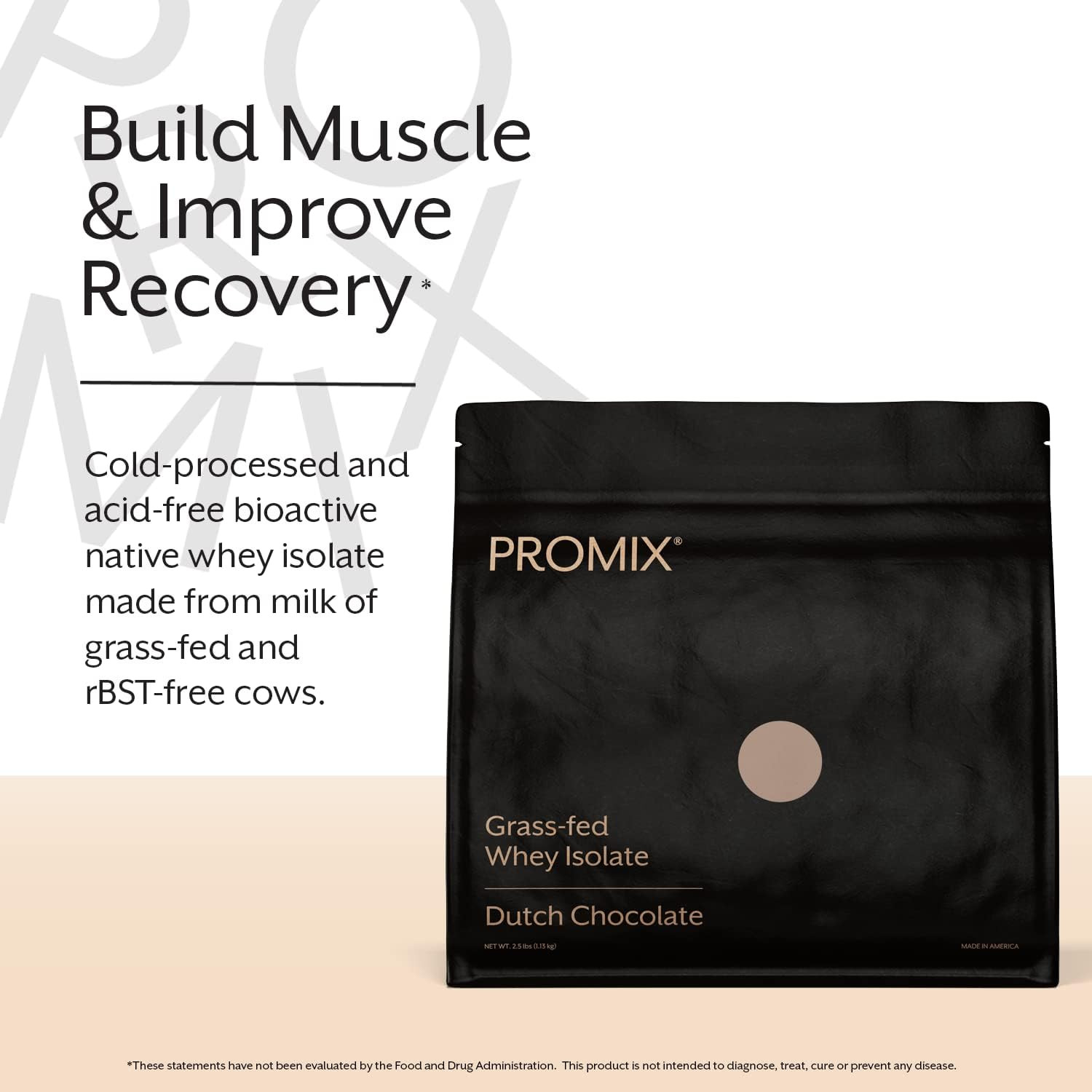 Whey Protein Isolate Powder, Chocolate – Grass-Fed – ­Post Workout Fitness & Nut