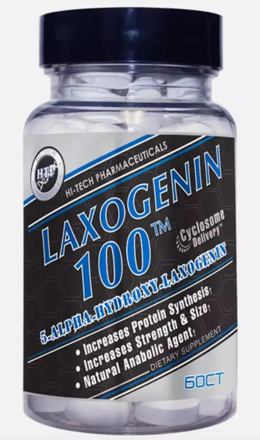 Hi-Tech Pharmaceuticals – Laxogenin 100 Natural Anabolic Muscle Builder 60 Caps