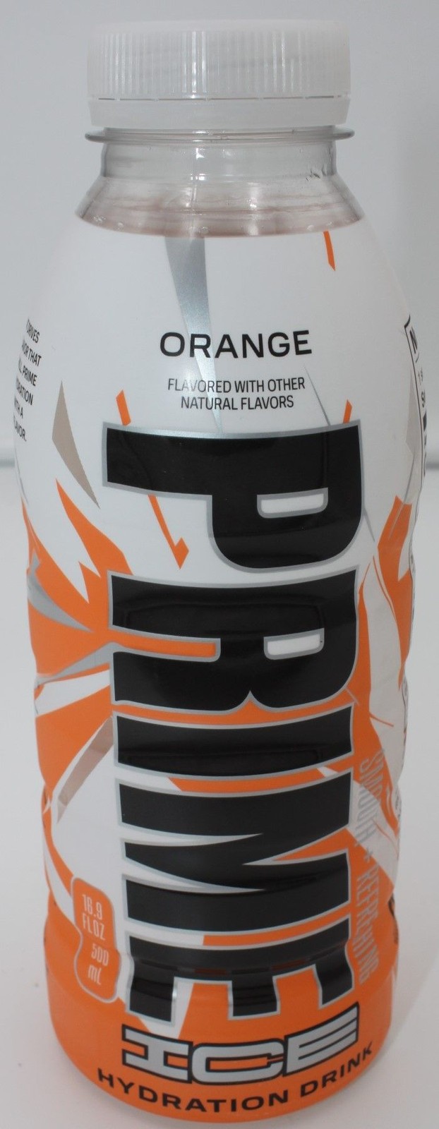 Prime ICE Hydration Drink 2-PACK – Orange – 2 x 16.9 oz Electrolytes B Vitamins