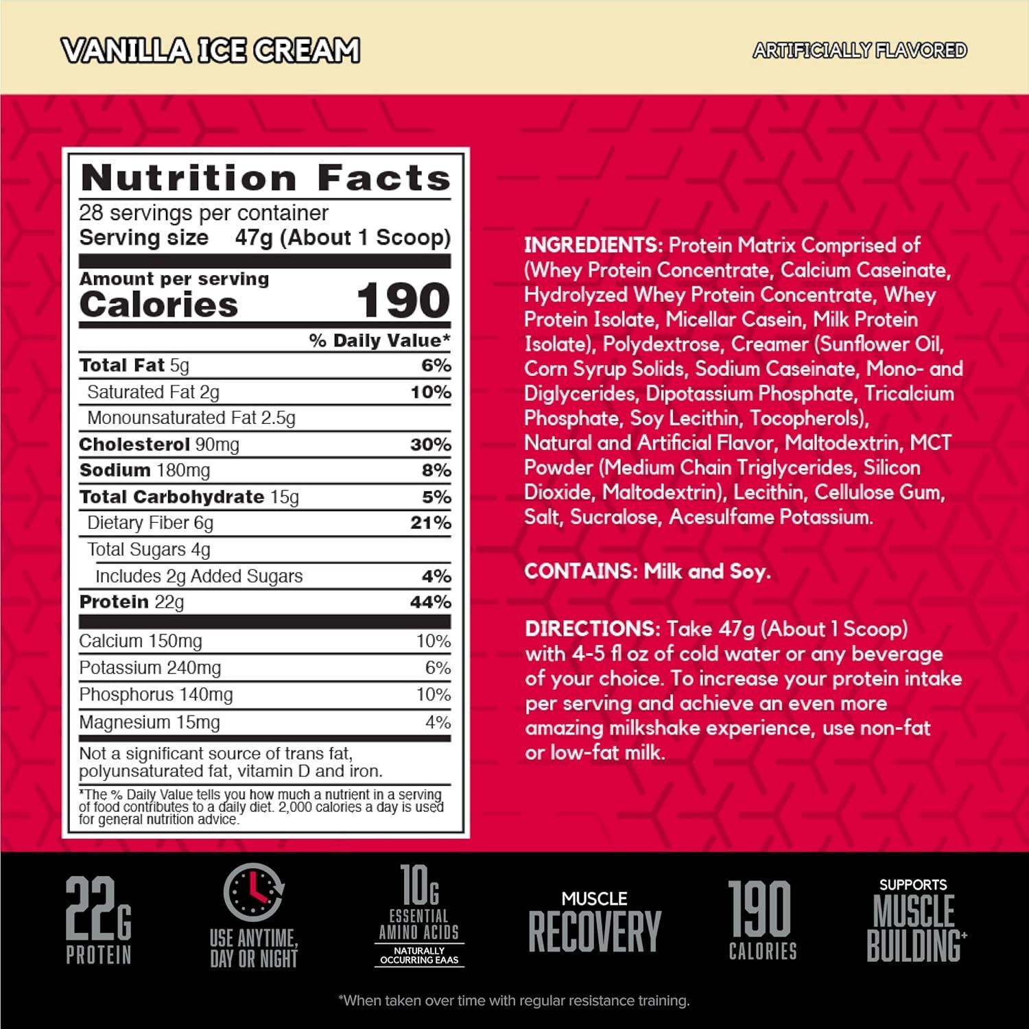 BSN SYNTHA 6 VAN ICE CREAM 2.91LB