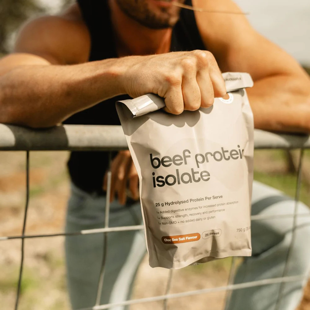 New Switch Nutrition Beef Protein Isolate Chocolate Sea Salt 750g