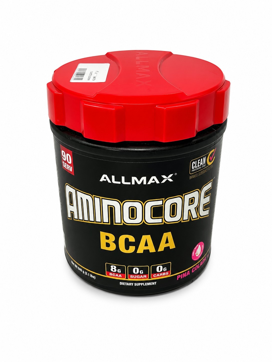 ALLMAX Aminocore BCAA Pina Colada 945g 2.1 lb 90 Servings New Sealed Unopened