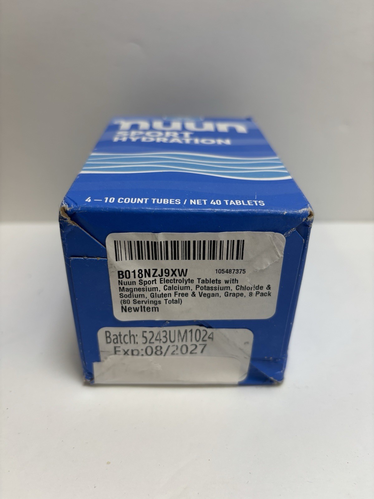 Nuun Sport Electrolyte Hydration Tablets 4-10 Count Tubes 40 Servings Exp 08/27