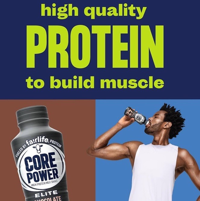 Core Power Elite High Protein Shake, Chocolate, 42g Bottle, 14oz, 12 Pack
