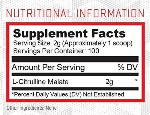 Purus Labs Citrulline Malate – Strength & Volumization – 100 Servings