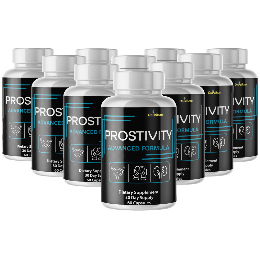 Prostivity- Prostate Support- 10 Bottles- 600 Capsules