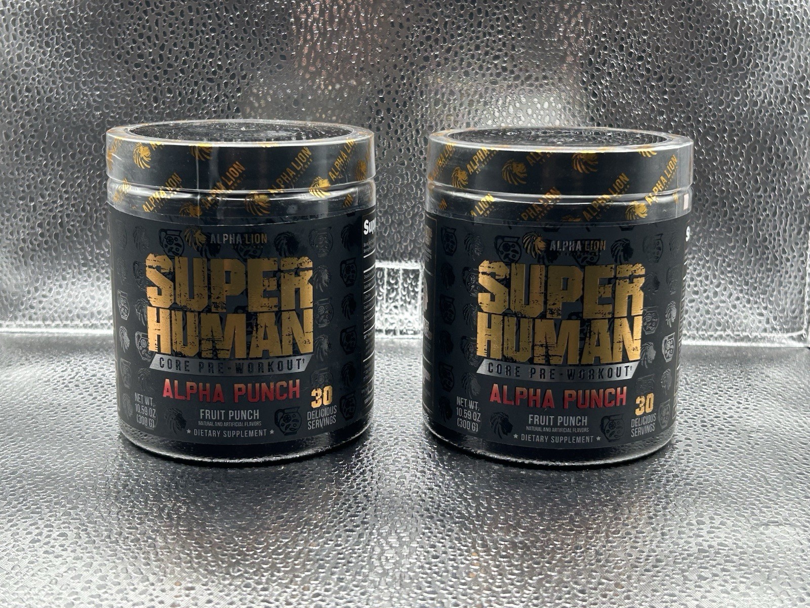 Alpha Lion Super Human Pre-Workout Lot Of 2 (Alpha Punch Flavor) Expires 12/2026