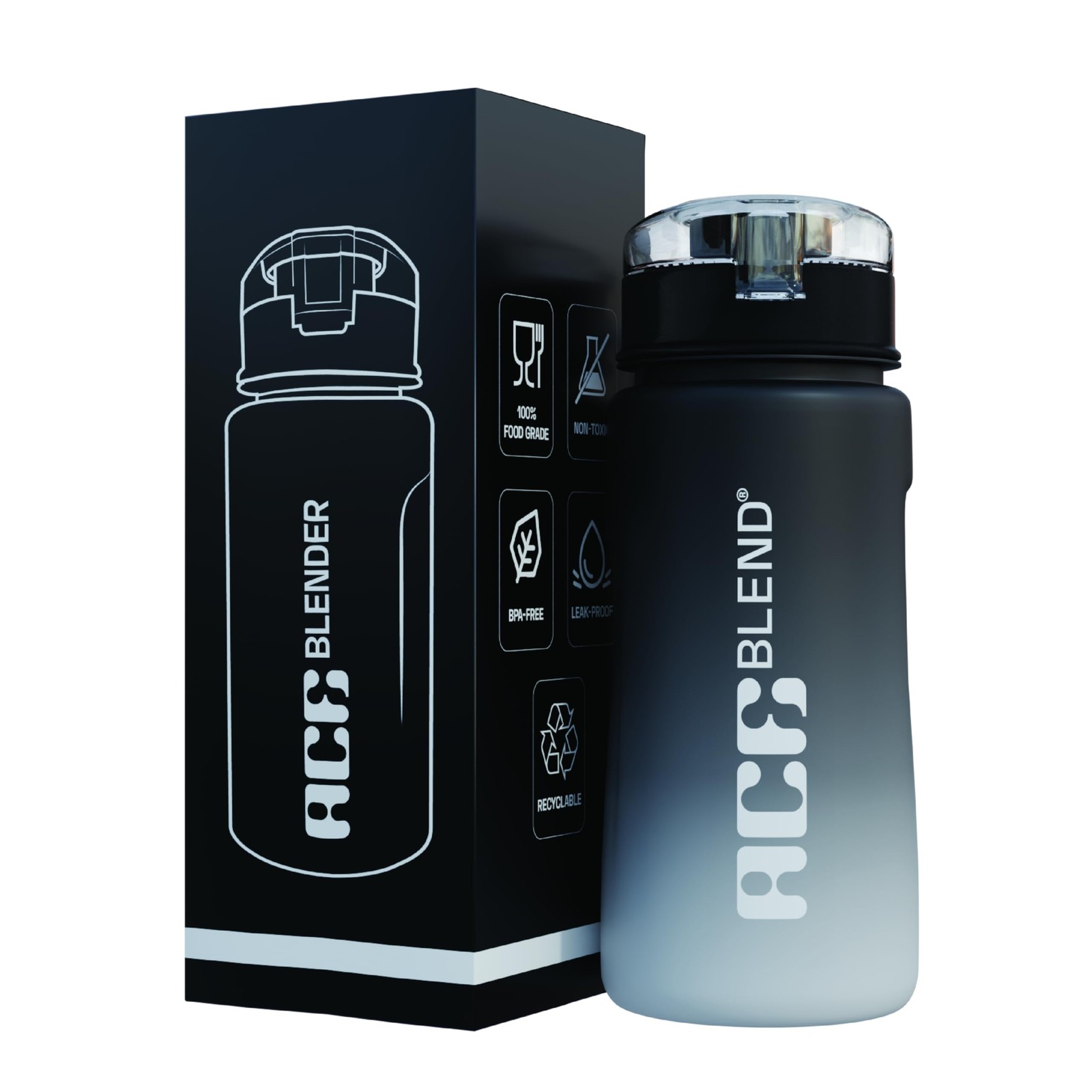 Ace Blend Shaker 650ml | BPA Free Protein Bottle