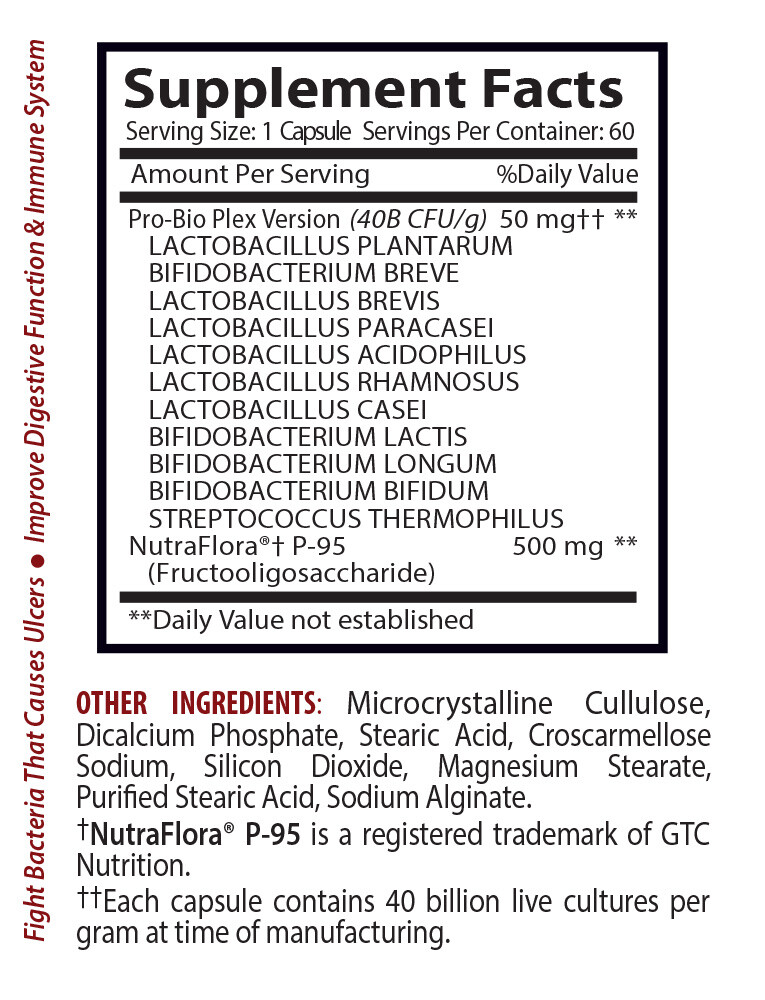digestive daily probiotic – PROBIOTICS COMPLEX – mood support vitamins -2 Bottle