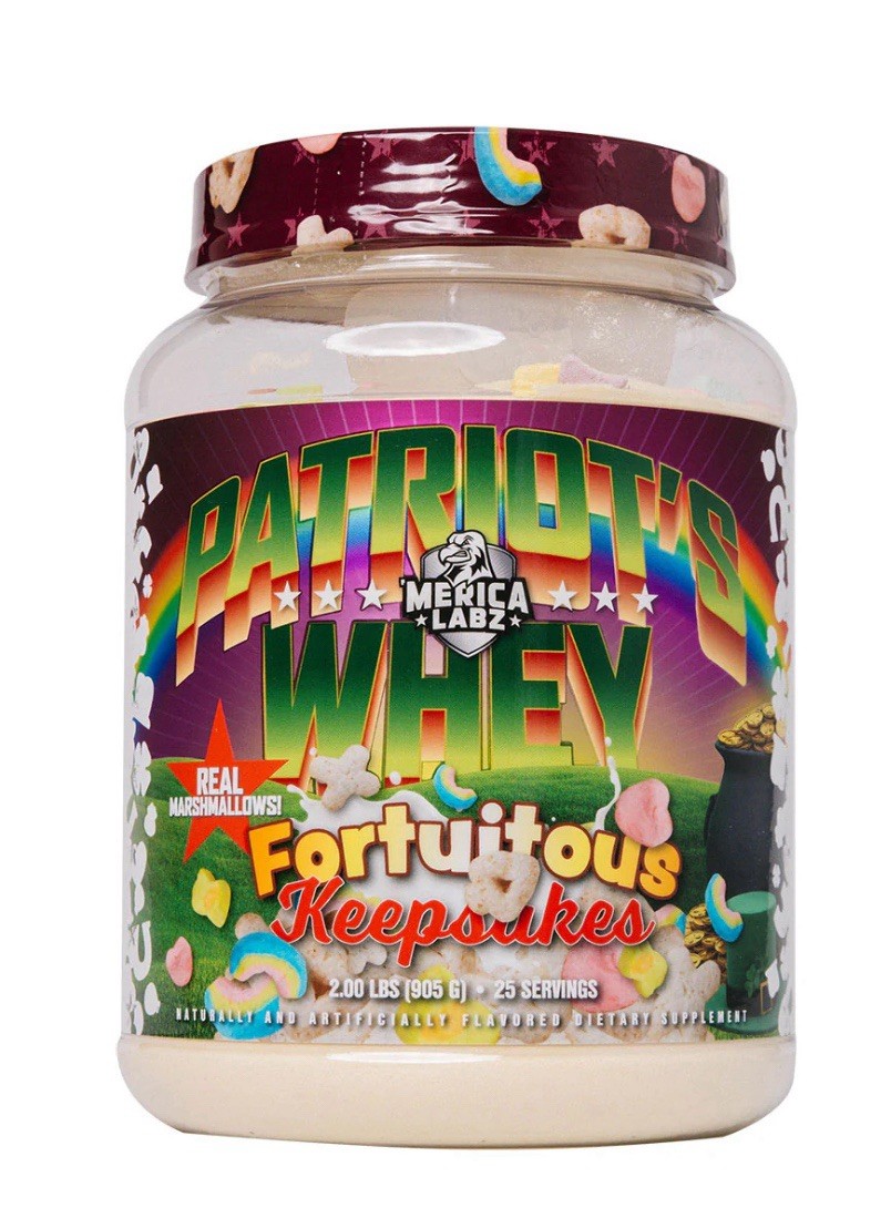 PROTEIN WHEY W/ AMINOS – Mercia Labz – Patriot’s Whey: Marshmallow Cereal [2lbs]
