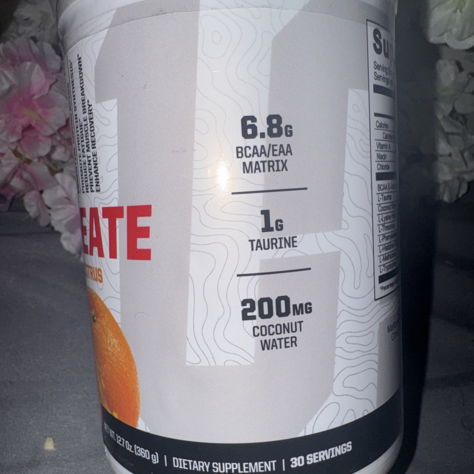 NEW Undefined Nutrition Create Orange Citrus Enhance Recovery Brian Shaw 12/26