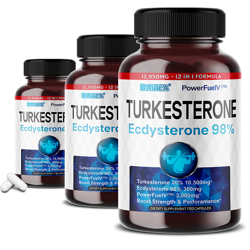 TURKESTERONE + ECDYSTERONE (98%) Performance, Muscle Health & Recovery