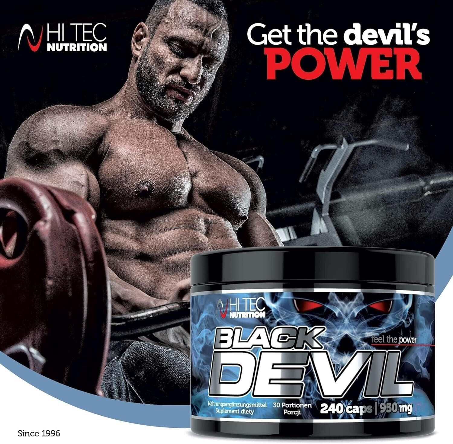 BLACK DEVIL 240 CAPSULES – Very strong testosterone booster muscle growth libido