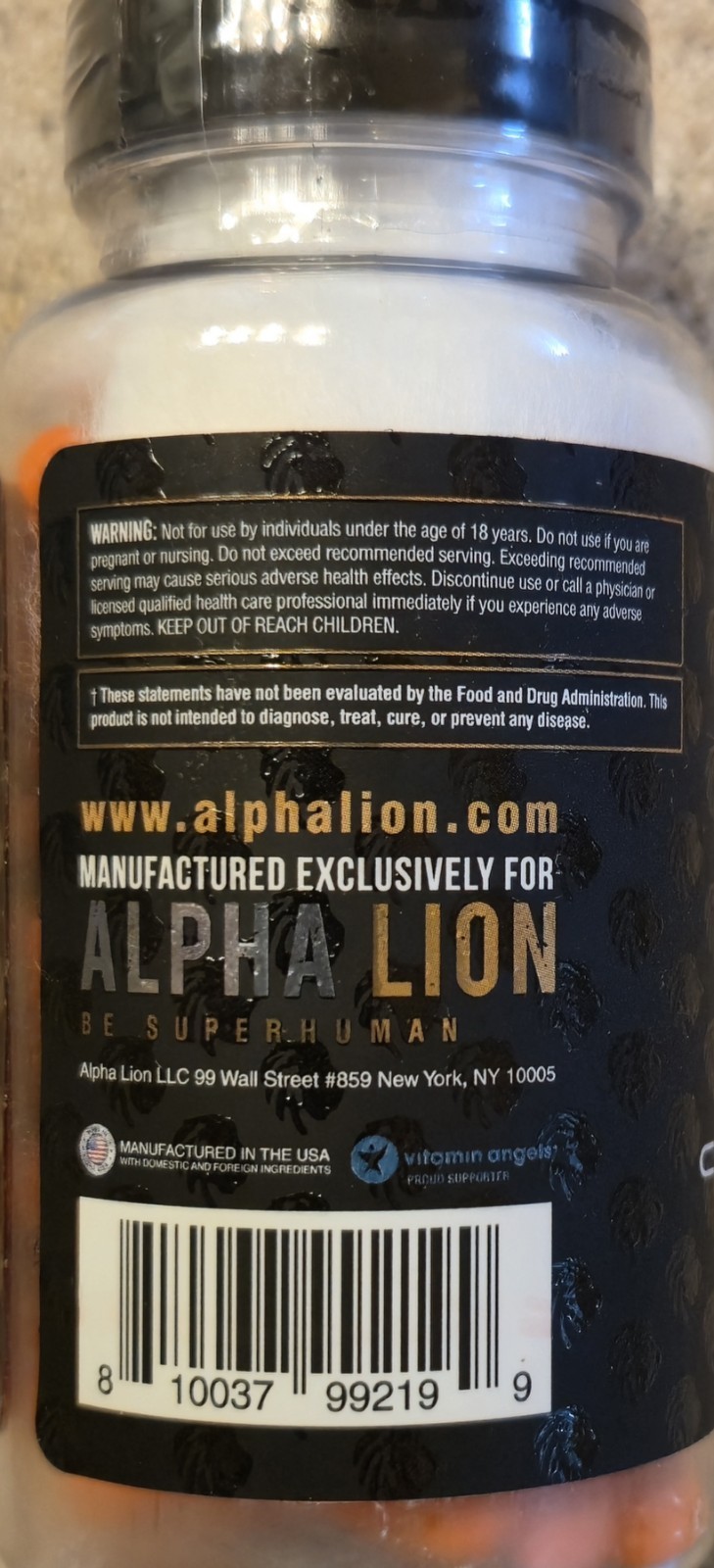 Alpha-Lion GAINS CANDY Fat loss CALORIBURN 60 Capsules ( 30 Serv ) BEST BY 11/26