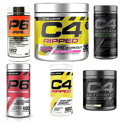 CELLUCOR – C4 ORIGINAL Pre-Workout Icy Blue Razz – 60 Servings & More