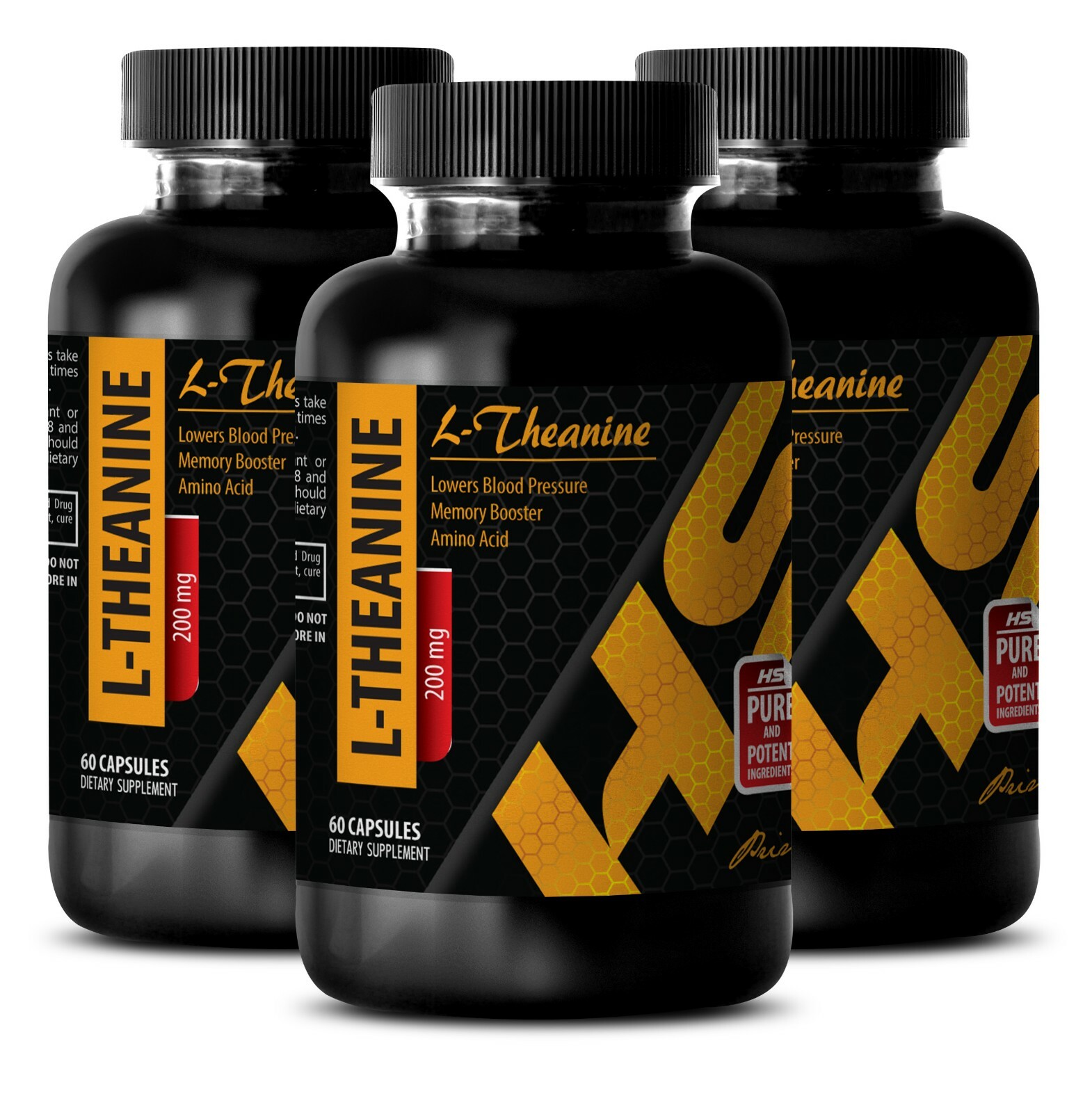 Energy boost mood enhance – L-Theanine 200MG – L-theanine capsules 3B