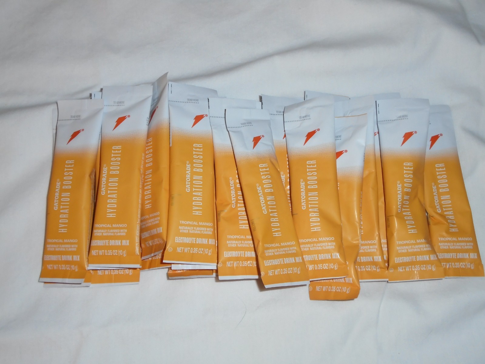 Gatorade Hydration Booster Tropical Mango Electrolyte Drink Mix 30 Packets