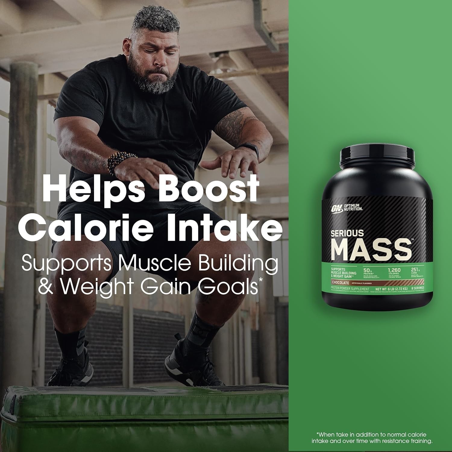 Serious Mass, Weight Gainer Protein Powder, Mass Gainer, Vitamin C and Zinc f…