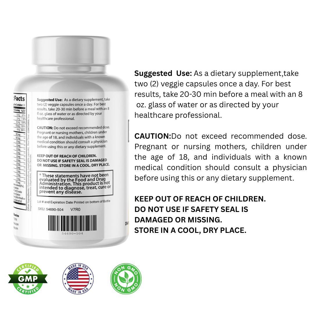 Renavil- Prostate Support- 2 Bottles- 120 Capsules